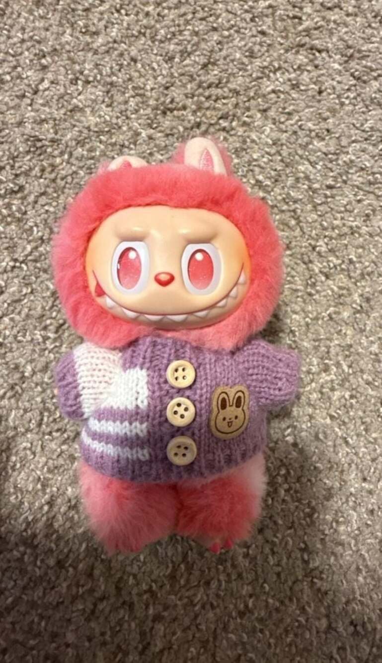 Pop Mart The Monsters Labubu Big Into Energy Love Plush Keychain - Authenticity